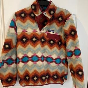 COPY - Patagonia Synchilla Snap T Fleece Aztec Pullover Small Timber Twist Cind…
